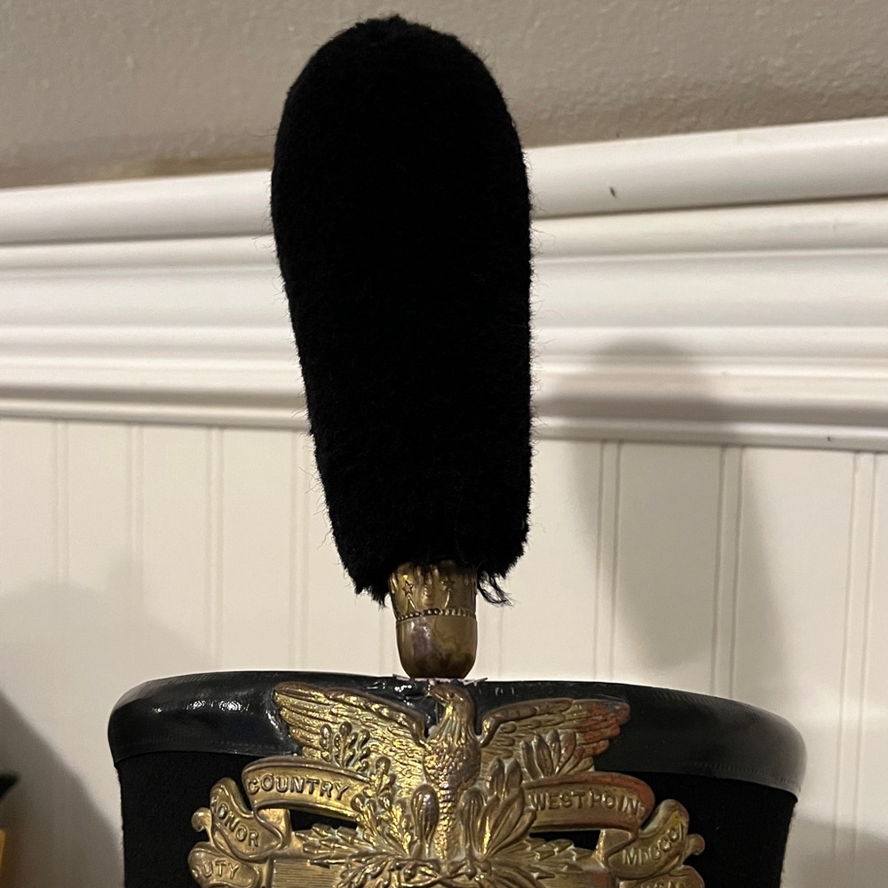 Vintage USMA West Point military academy cadet shako dress hat - Picture 3 of 11